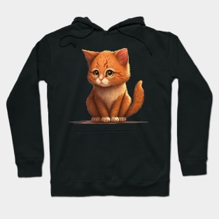 Cute Tabby Kitten Hoodie